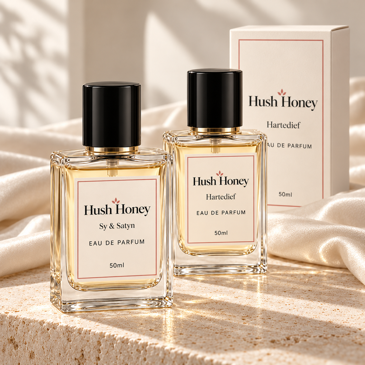 The Hush Honey perfume collection